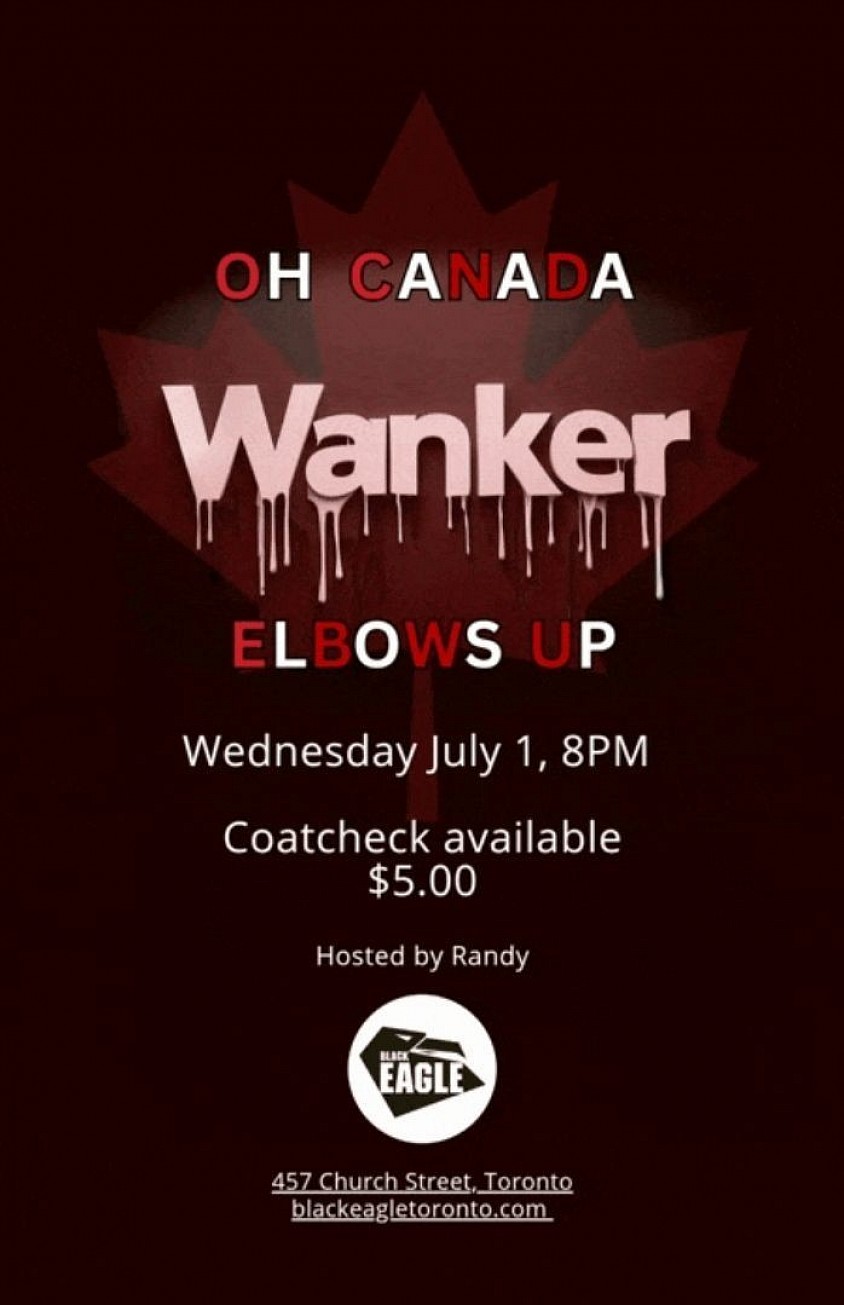 WANKER - Black Eagle Toronto, June 3, 8pm